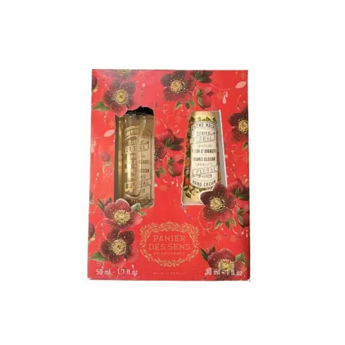 Coffret eau de toilette et crème pour les mains Fleur d’oranger Panier des Sens - les 2 pièces