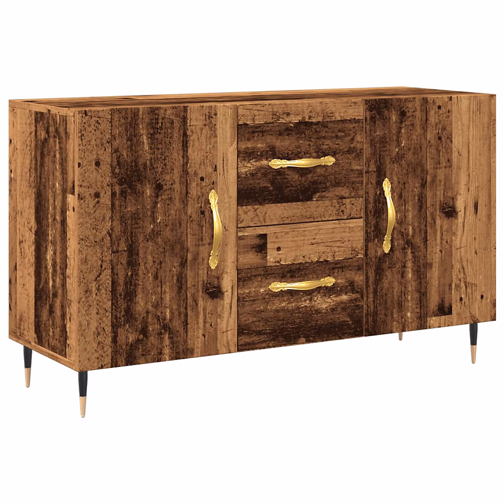Buffet vieux bois 100 × 36 × 60 cm bois d'ingénierie vidaXL