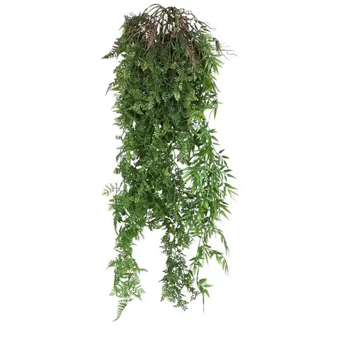 Chute verdure artificielle coloris vert - 111 cm