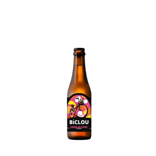 Bière fruitée sans alcool bio Biclou Brasseur Savoyard - 33 cl