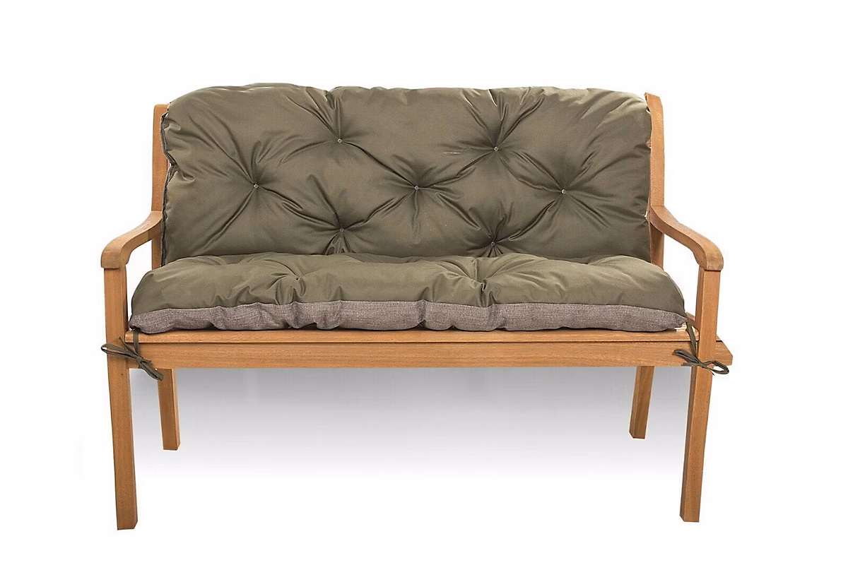 Coussin pour banc de jardin 100 × 60 × 50cm – coussin de banc de jardin Vert, coussin de balançoire extérieur, coussin de jardin