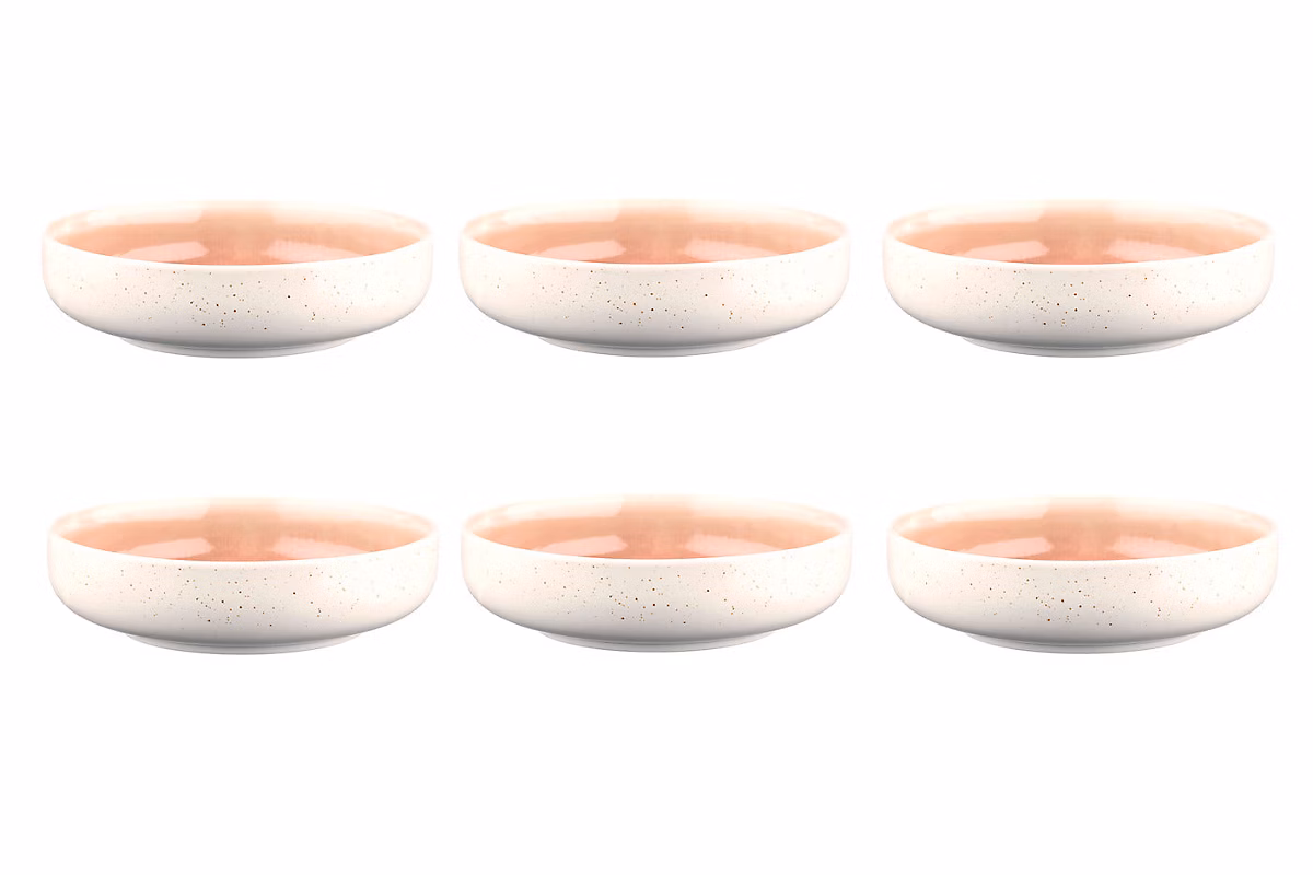 Bol OXYGEN 22cm – 6 pièces | Rose poudre