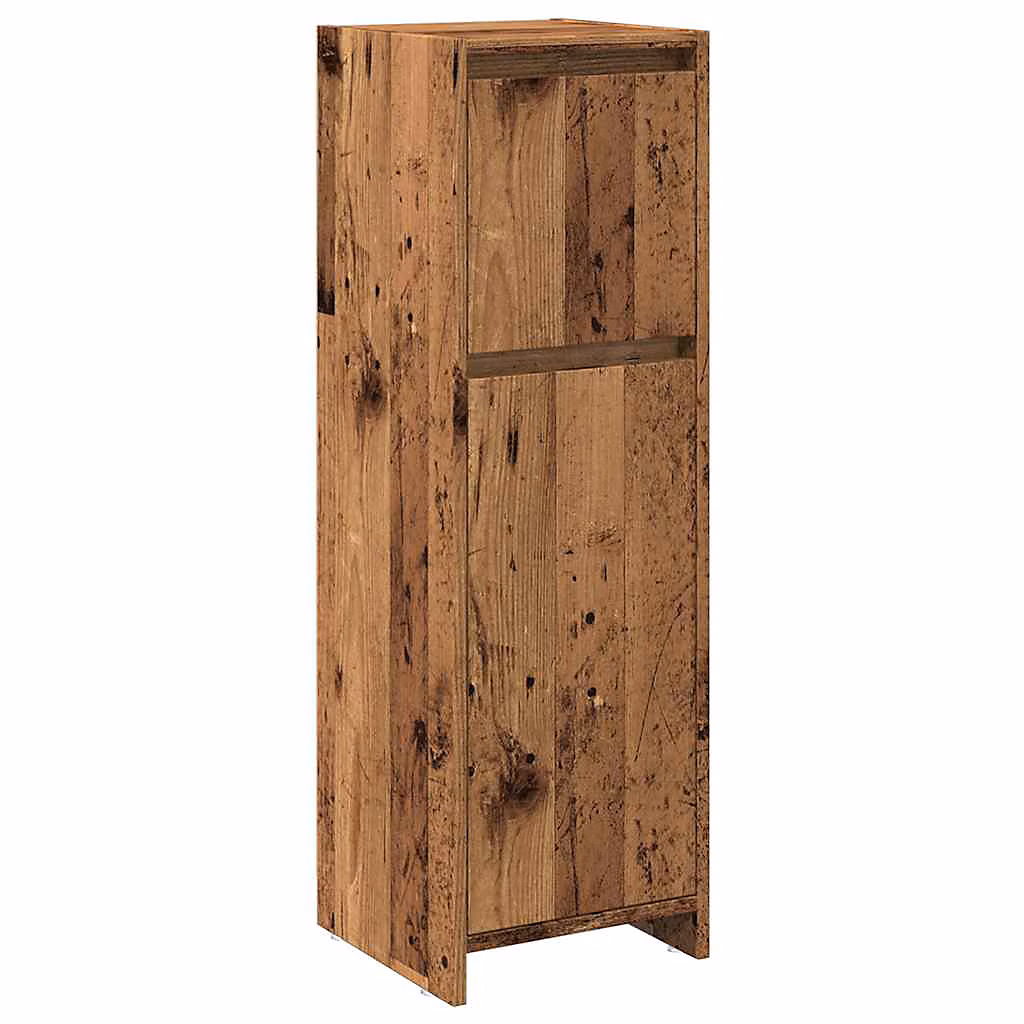 Armoire de salle de bain vieux bois 30 × 30 × 95 cm bois ingénierie vidaXL