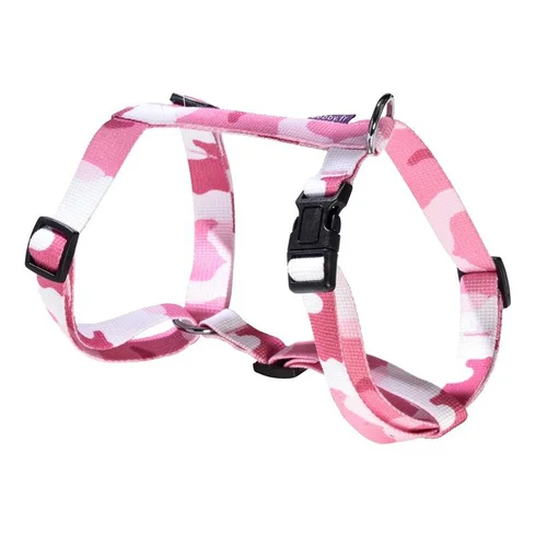 Harnais rose camouflage Bobby taille XS