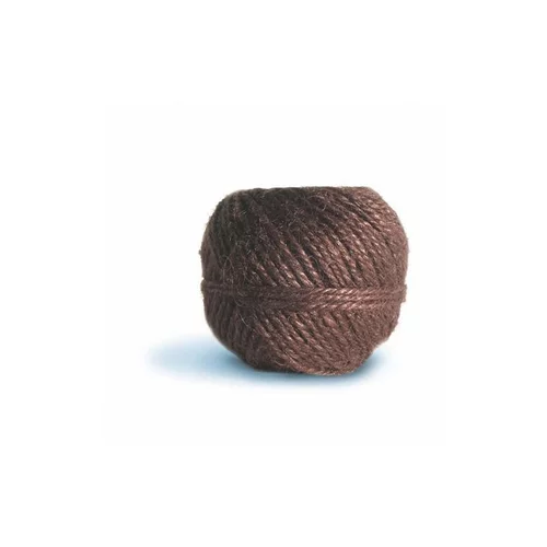 Pelote ficelle en jute couleur Châtaigne - 100 gr / 75 m