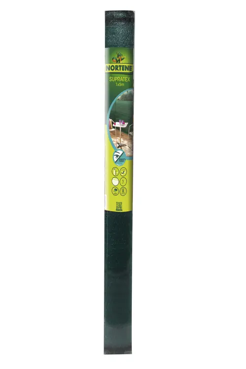 Natte brise-vue tissée coloris vert Nortène Supratex - 5 m x H 100 cm