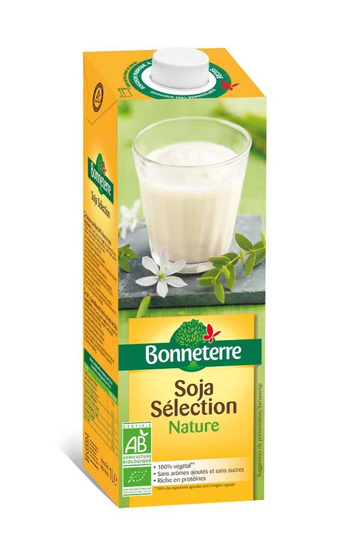 Soja sélection nature bio Bonneterre - 1 L