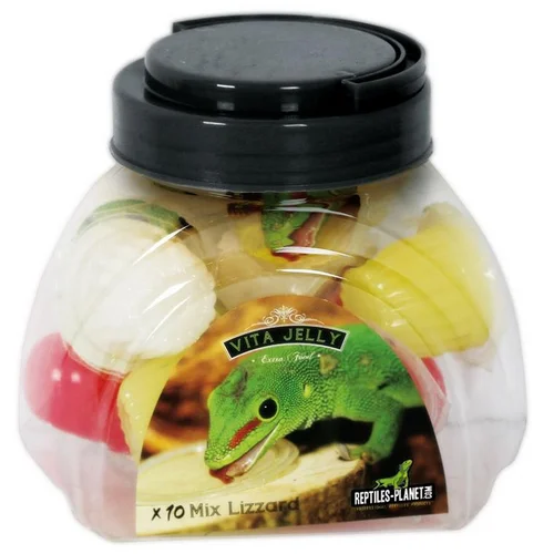 Complément alimentaire pour lézard mélange 5 variétés Reptile Planet Vita Jelly Mix Lizzard - x 10 dosettes