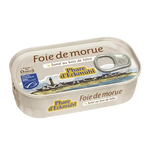 Foie de morue fumé - 121 gr
