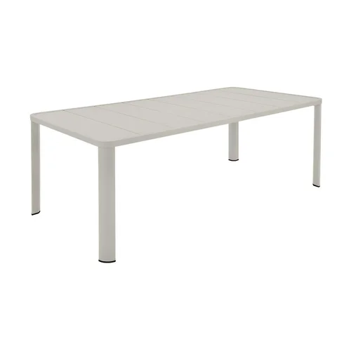 Table Oléron coloris gris en acier Fermob - 205 x 100 cm