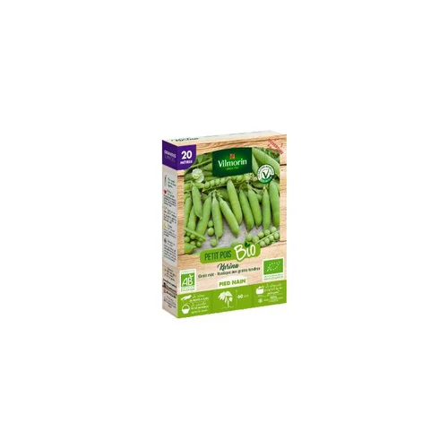 Graines de Pois nain vert ride Karina bio Vilmorin - graines à semer