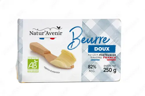 Beurre doux bio Natur’Avenir – 250 g