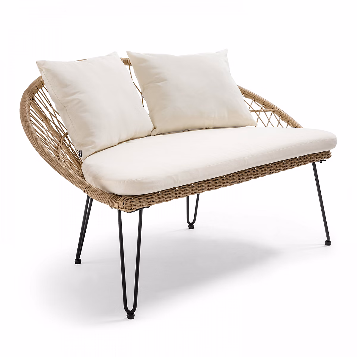 Salon et mobilier de jardin – Canapé de jardin en résine tressée Oviala