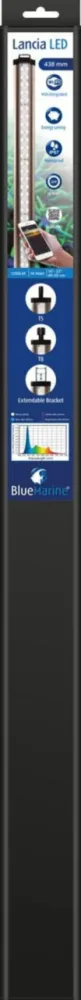 Rampe d’éclairage à LED wifi 16 W Blue Marine Lancia – 438 mm