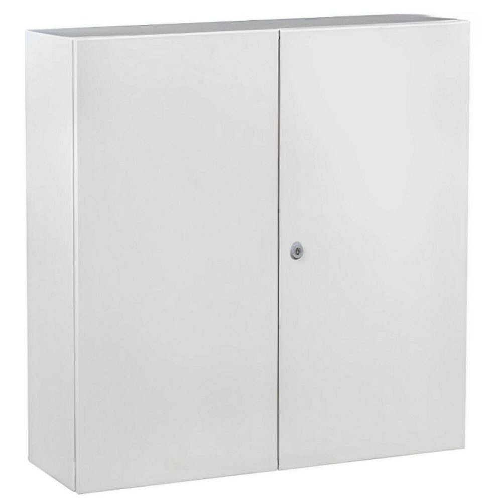 Armoire électrique En Métal étanche Ip55 – 1000 × 1000 × 300, 2 Portes, Plaque Fournie, Argenta Ide