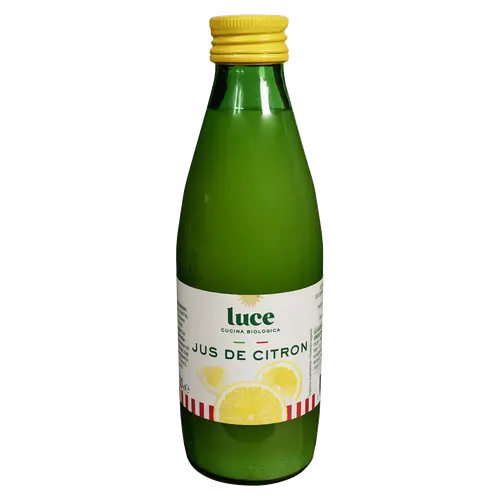 Jus de citron bio bouteille Luce - 250 ml