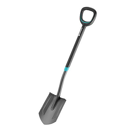 GARDENA 17012 – 20 bêche pointue ErgoLine 117 cm ergonomique, lame trempée