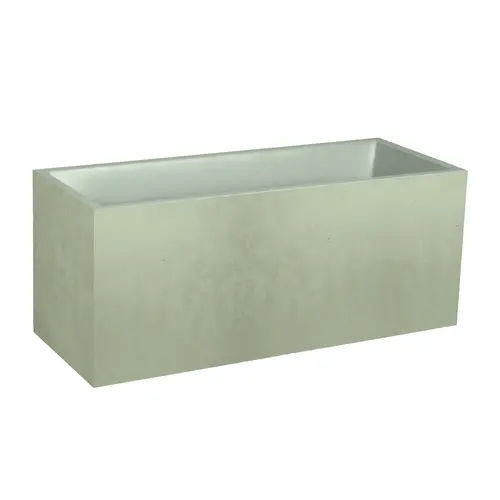 Jardinière en plastique coloris vert amande Poetic Basalt