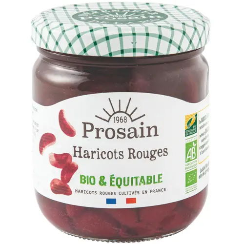Haricots rouges bio & équitable Prosain - 190 g