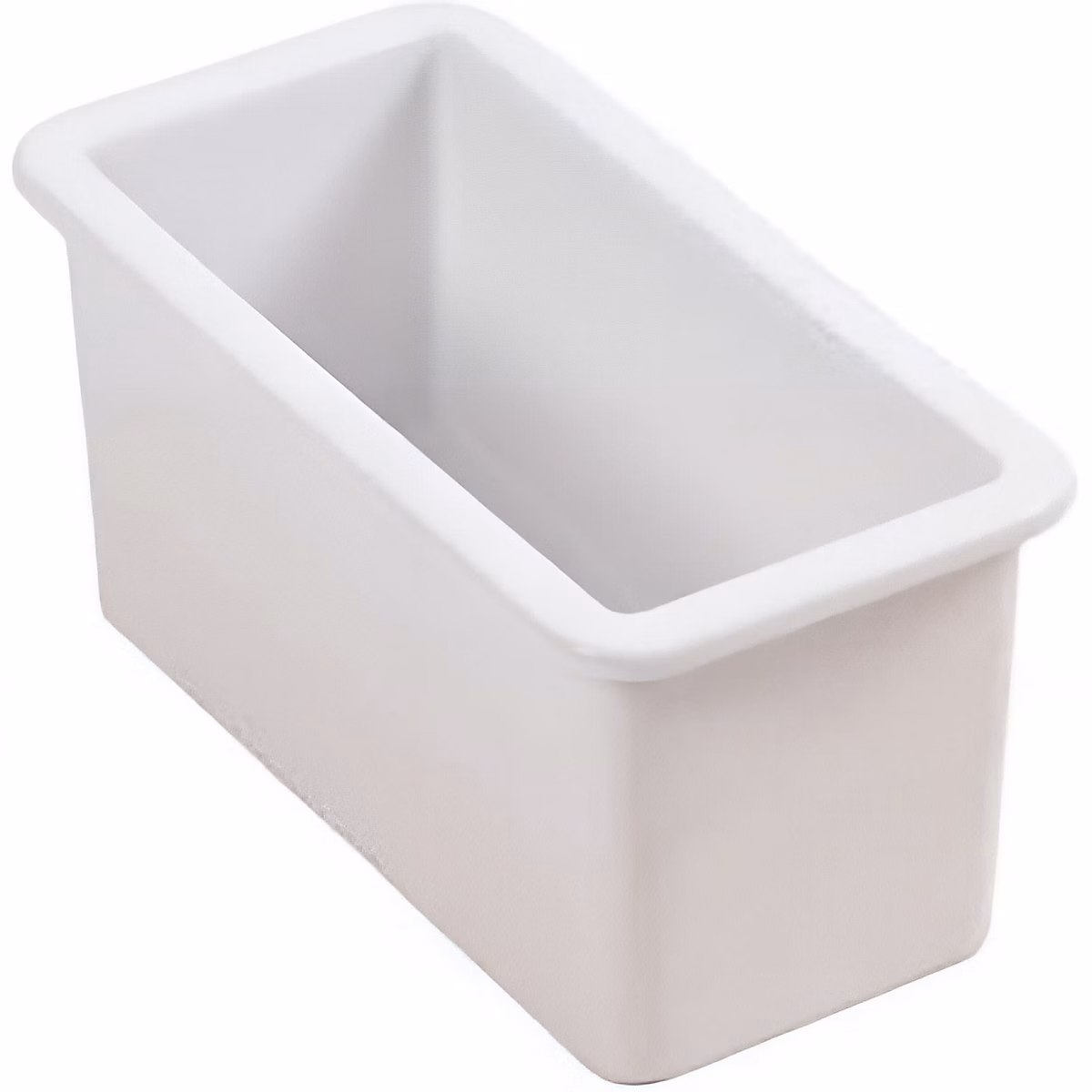 Évier compact 1 bac à encastrer 46 – 2 × 23,7cm hauteur 22,3cm grès fin tradionnel SANINDUSA Valet blanc (livré avec bonde)