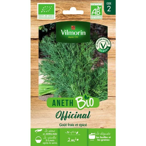 Graines d'aneth à feuilles denses bio Vilmorin - graines à semer