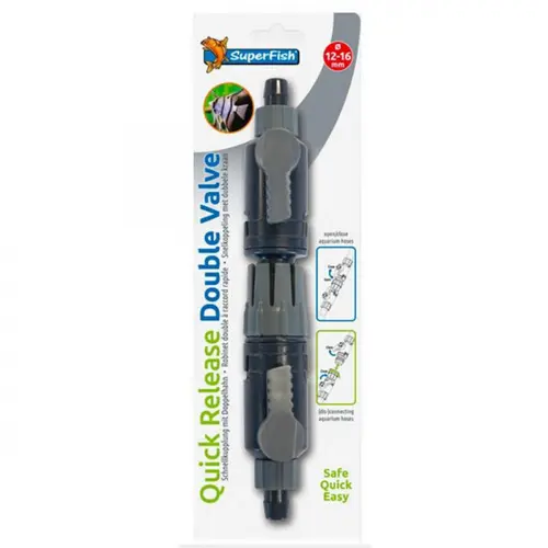 Robinet double raccord rapide en métal 12/16 mm - SUPERFISH