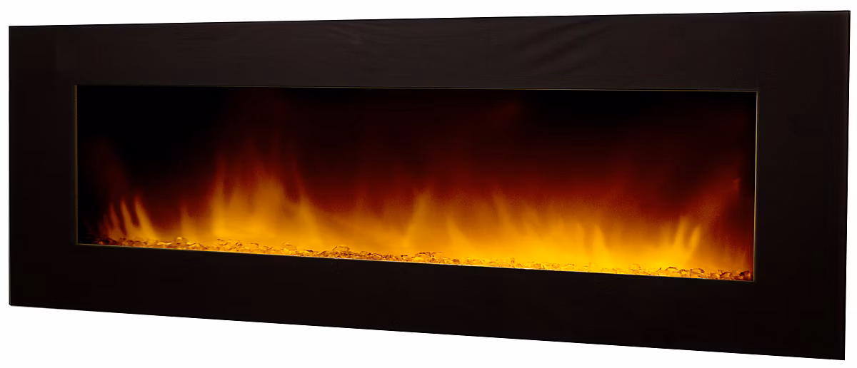 Chauffage d'appoint – Cheminée électrique Murale Volcano 5XL 180 cm Effet Flammes LED Chemin'Arte