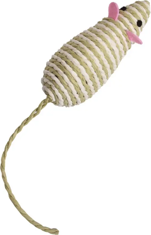 Jouet pour chat rat coloris vert Bobby