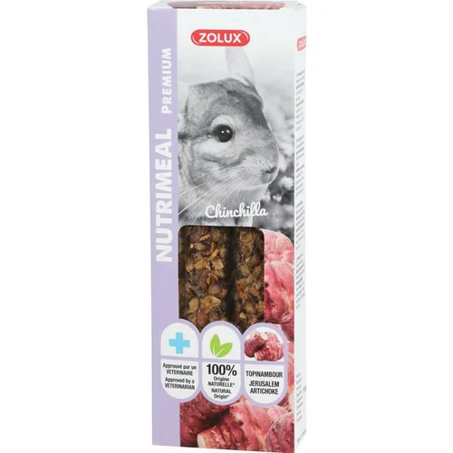 Friandises sticks au topinambour pour chinchilla Zolux Nutrimeal x 3 - 110 g