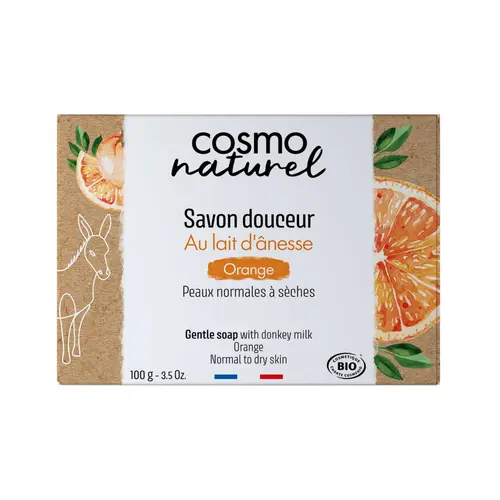 Savon Ânesse Agrumes bio Étui 100 g orange