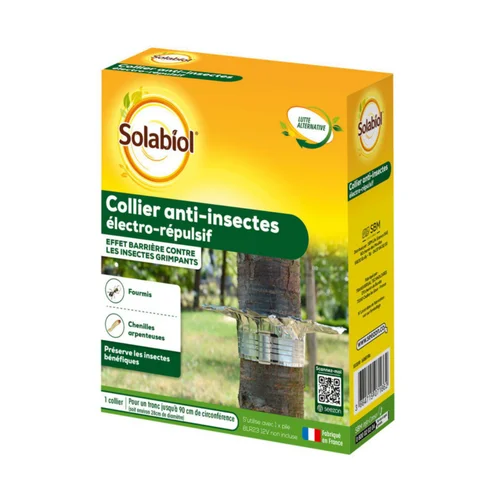 Collier électro répulsif anti-insectes Solabiol