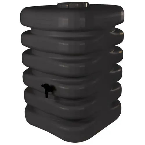 Récupérateur à eau cubique coloris gris - 350 L