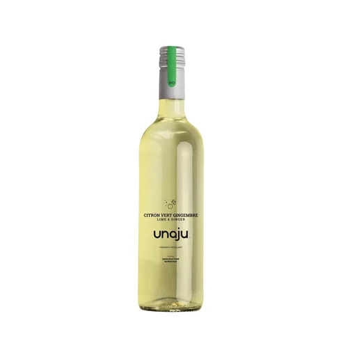 Boisson bio citron vert gingembre Unaju - 750 ml