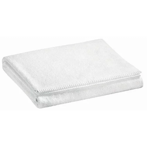 Serviette de toilette Vivaraise Bora coloris blanc - 100 x 50 cm