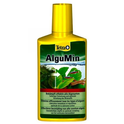 Anti-algue pour aquarium à formule rapide TETRA AlguMin - contenance de 500ml