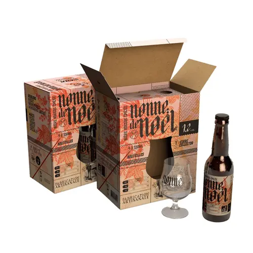 Coffret Nonne bio + 1 verre Nonne - 4 x 33 cl