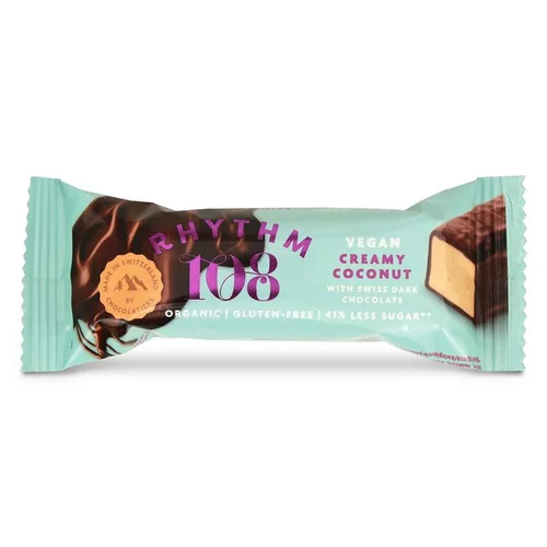 Barre bio chocolat fondant noix de coco Rythm 108 - 33 g