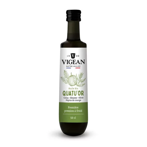 Huile quatuor bio 50 cl