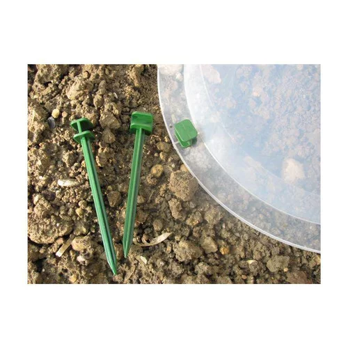 Pack de 10 mini piquets vert spécial cloche en polyamide