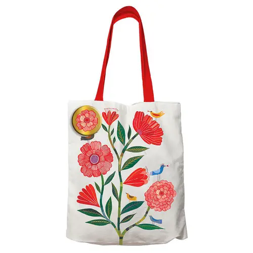 Sac tote bag Cartesdart Pivoines - 34 x 42 cm