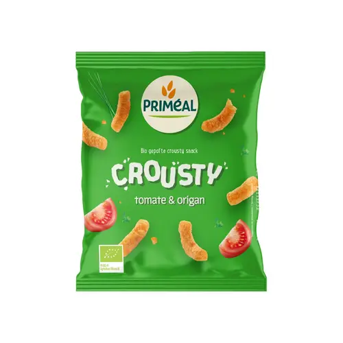 Crousty bio tomate et origan Priméal - 75 g