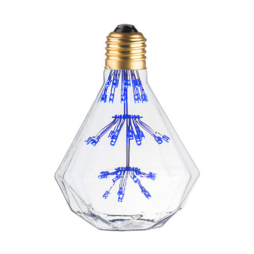 Ampoule Lampe E27 LED Déco DIAMANT BLEU | Ampoule