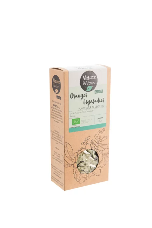 Infusion bio oranger bigaradier feuille Nature & Vous – 25 g