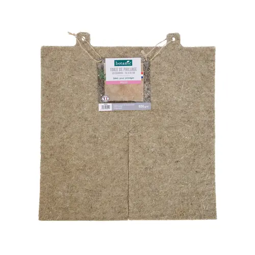 Carré de paillage en chanvre botanic® - 50 x 50 cm