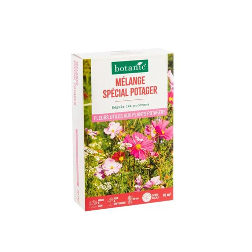 Mélange fleuri spécial potager botanic® - graines à semer (10 m²)