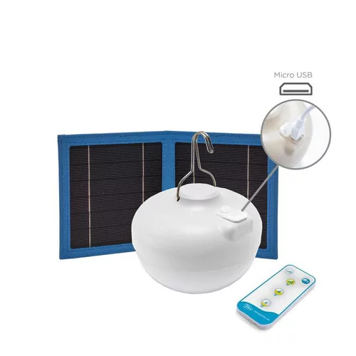 Ampoule solaire coloris blanc bulb battery