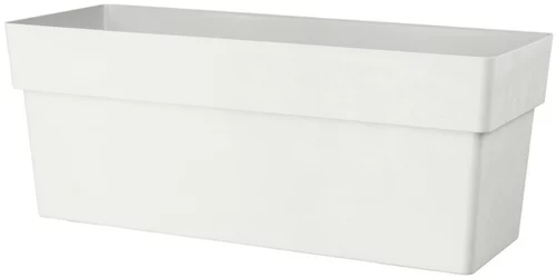 Muret en plastique injecté blanc Deroma Like R - 99 x 38 x 39 cm