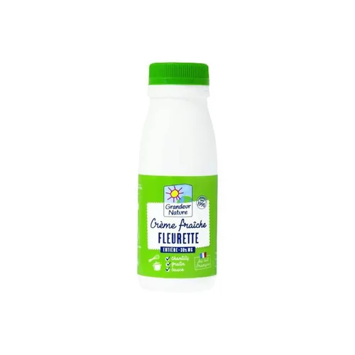 Crème fraîche fleurette Grandeur Nature - 25 cl