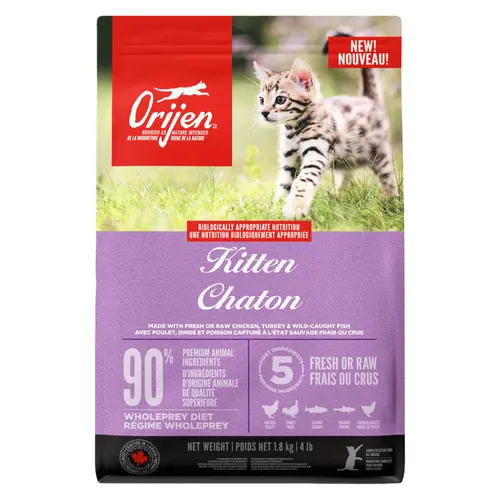 Croquettes Orijen Kitten Martin Pet Foods - 1,8 kg