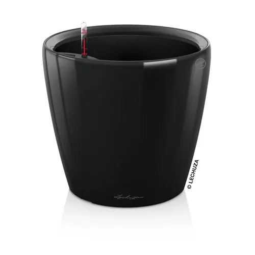 Pot à réserve d'eau Classico coloris noir en plastique - Ø 43,5 x 39,5 cm